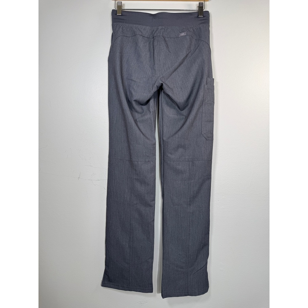 FIGS Technical Collection Heather Charcoal Grey Scrub Pants XXS Tall T210047 - Picture 3 of 7
